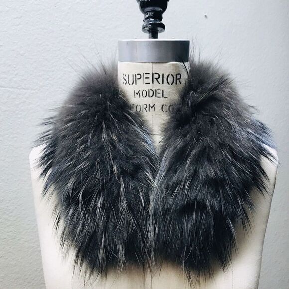 Duvetica Accessories - Divetica Raccoon Real Fur Collar Brown Winter Scarf Parka Coat Hood